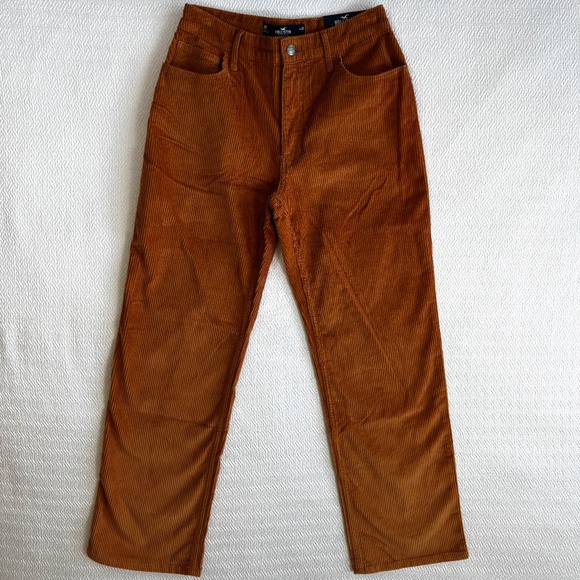NWT Hollister High-Rise Dad Pants Corduroy Size 26 Length 29" Copper Brown - Picture 4 of 14